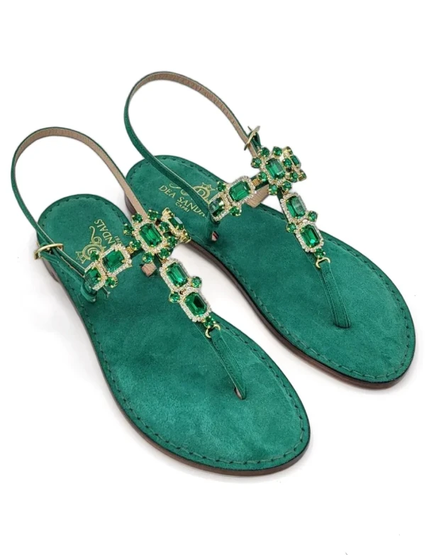 Sandali Gioiello Nerano Verde