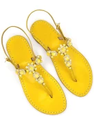 Sandali Gioiello Via Krupp Giallo Burro