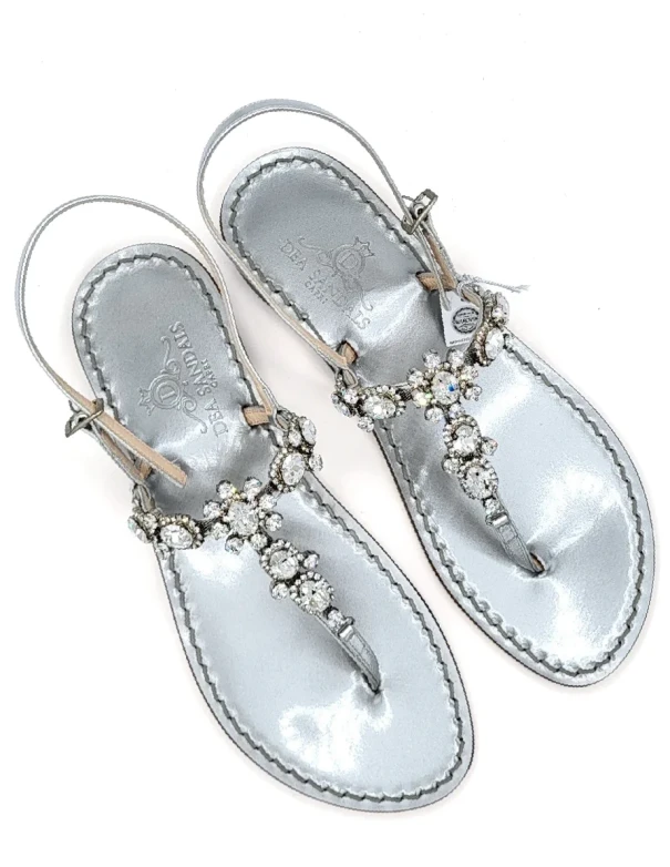 Sandali Gioiello Via Krupp Argento