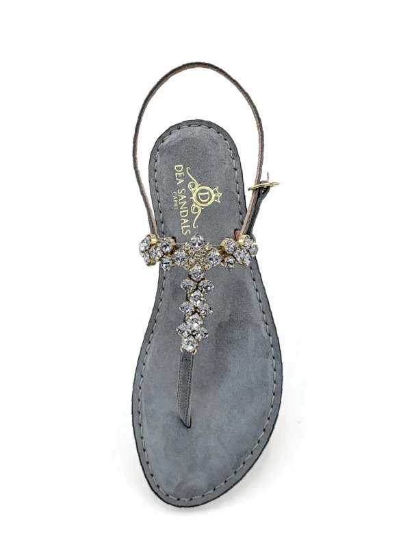 Black Night Party Jewelled Sandals black velvet strap toe