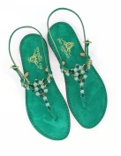 Costa Smeralda Green Sandals