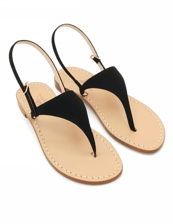 Sandali Donna Camoscio Nero