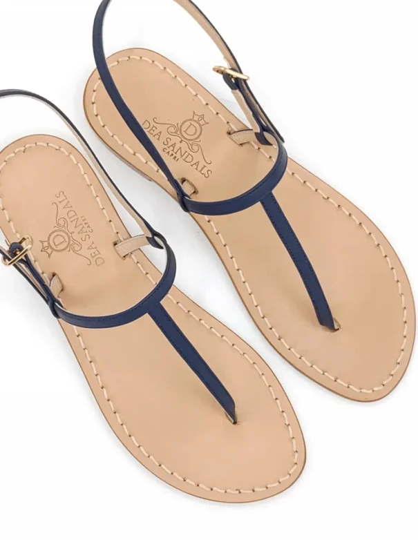 Sandali Capri Blu Pelle 2