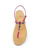 Fuchsia Spring Jewel Sandals