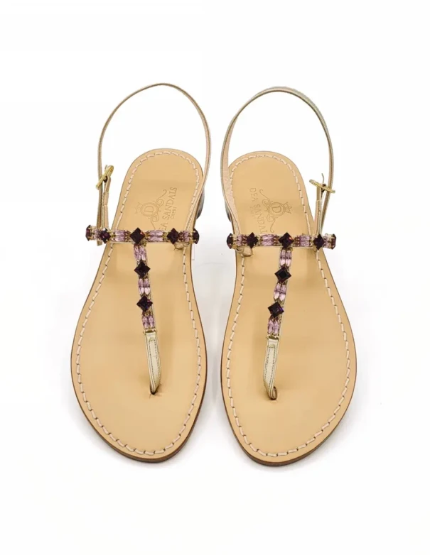 Sandali Gioiello Marechiaro Viola 2