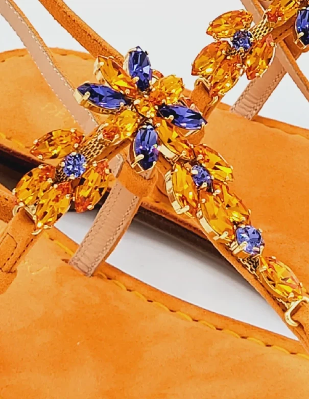 Sandali Gioiello Orange Rays