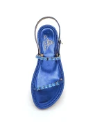 Luna Caprese blue leather sandals