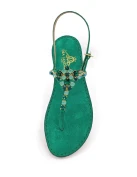 Costa Smeralda Green Sandals