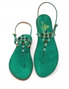 Costa Smeralda Green Sandals