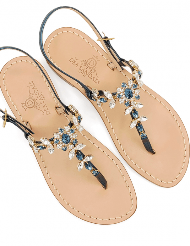 Swarovski 2024 sandals flats