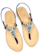 Sandali Gioiello Capri Square Blu Navy