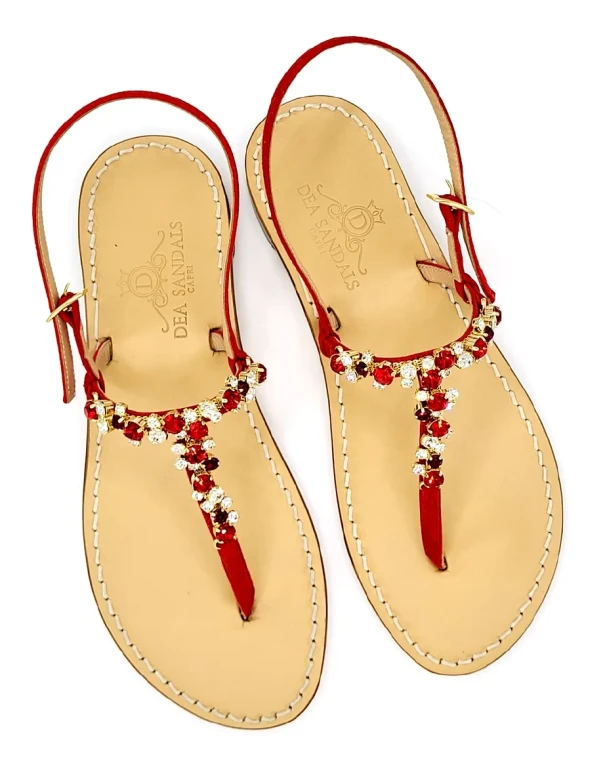 Sandali Gioiello Capri Paradise Rosso