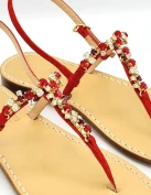 Sandali Gioiello Capri Paradise Rosso
