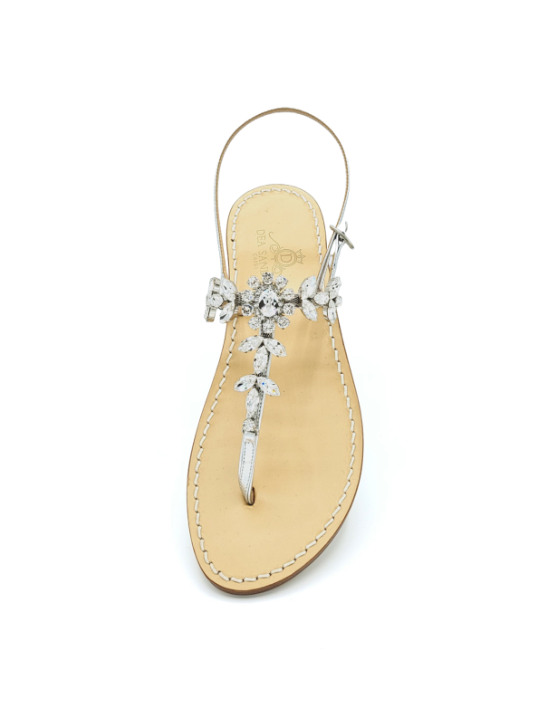 Marina Grande crystal Silver sandals
