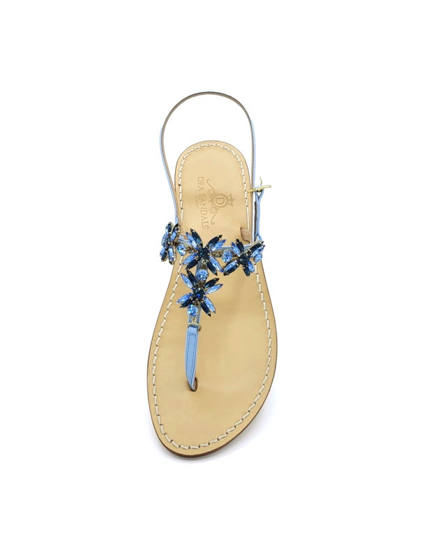 Bagni di Tiberio light blue sandals