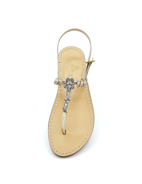 Royal Gray Jewel Sandals
