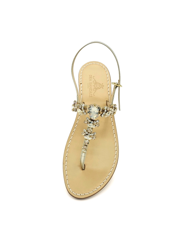Serapide Amber Jewel Sandals