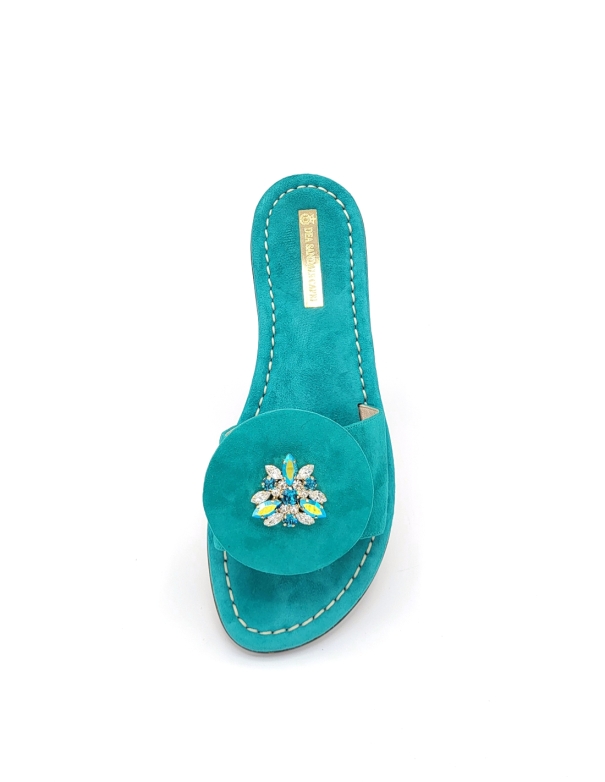 Olimpia Emerald Jewel Sandals