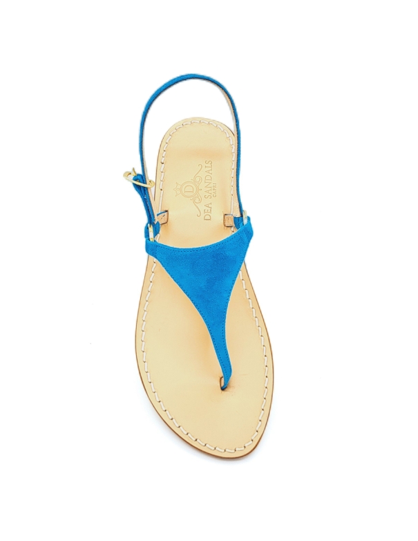 Turquoise Suede Women's Sandals