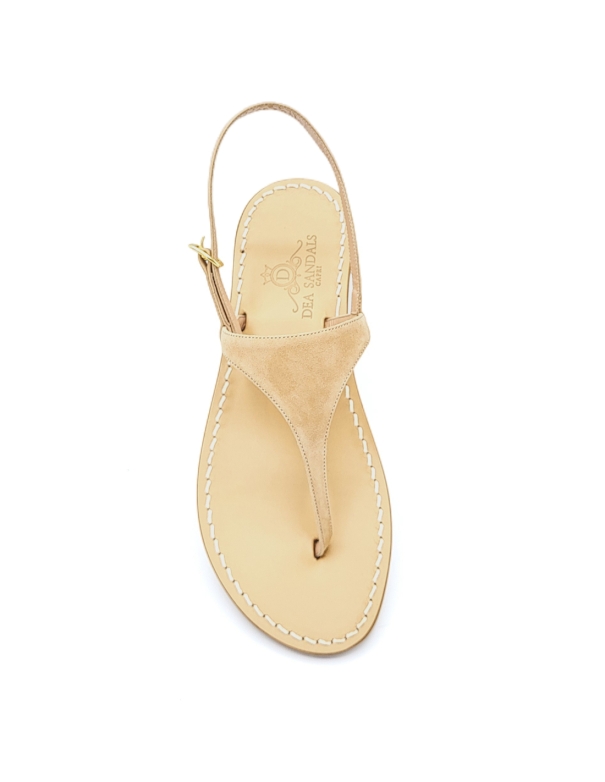 Nude Suede Women's Sandals