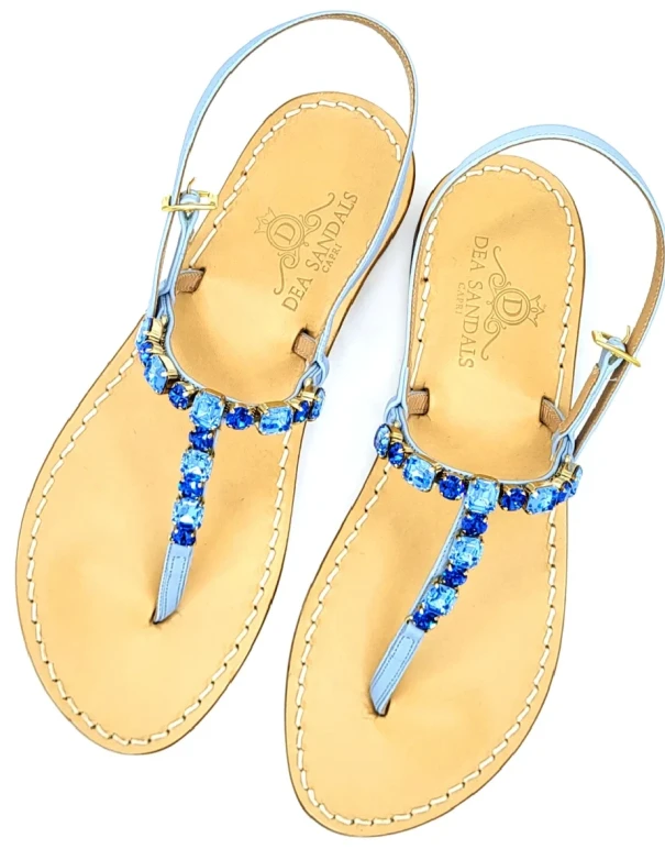 Sandali Gioiello Linear Azzurro
