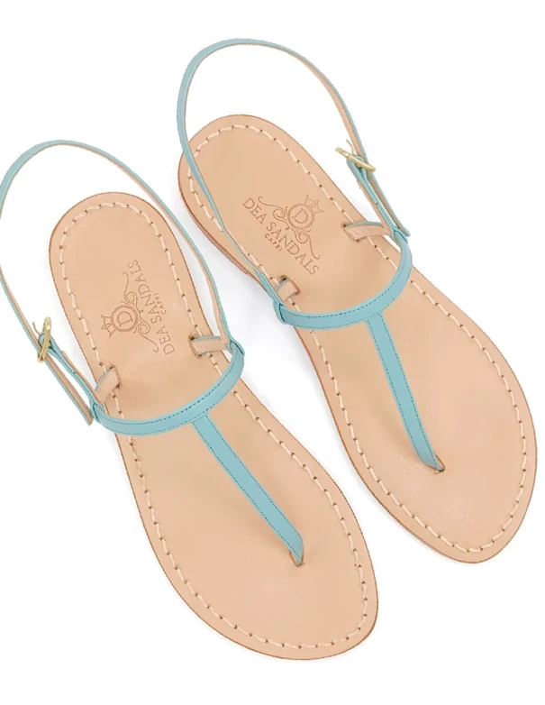 Sandali Capri Celeste Pelle