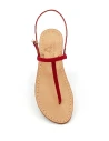 Capri Red Suede Sandals