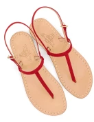 Capri Red Suede Sandals