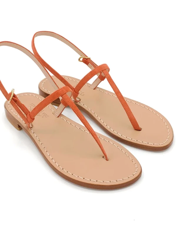 Sandali Capri Ruggine Camoscio