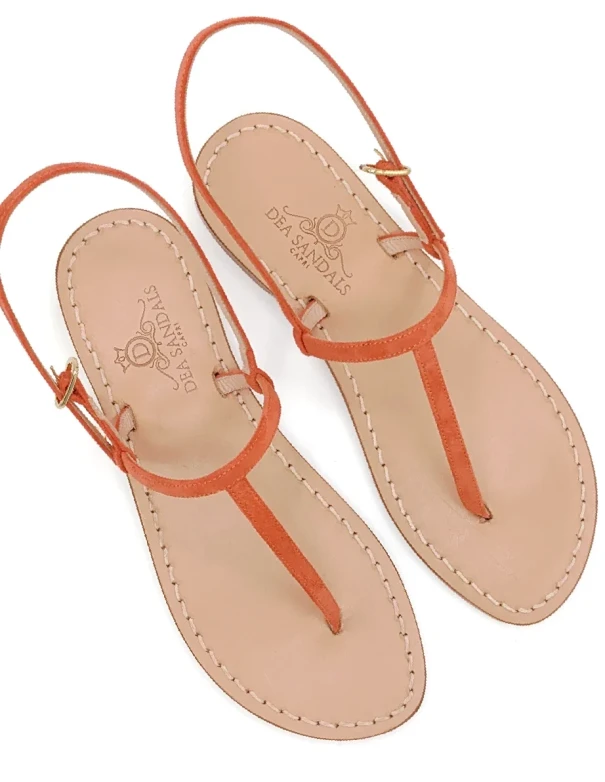 Sandali Capri Ruggine Camoscio