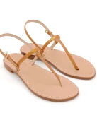 Sandali Capri Stampa Pitone Arancio