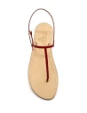 Sandali Capri Vernice Rosso Pelle