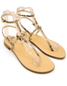 Rock Python Ankle Sandals – Python Print Flip Flops