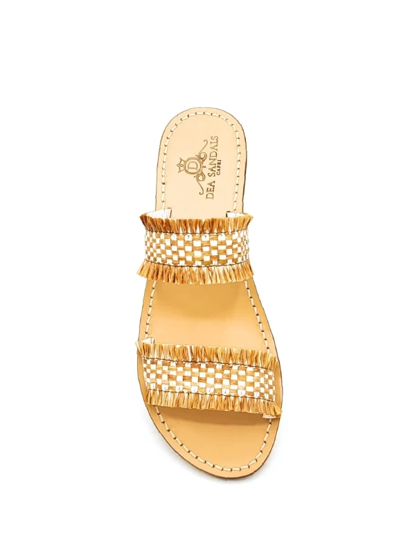 Sandali Rafia White